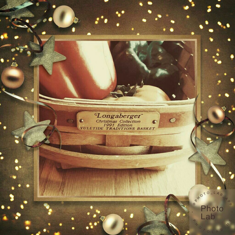 Longaberger 1991 Yuletide Traditions basket